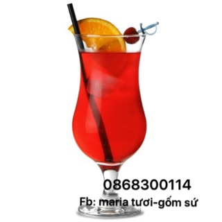 Hộp 6 cốc(ly) sinh tố (hoa tuylip) Thổ Nhĩ Kỳ 470ml-44403