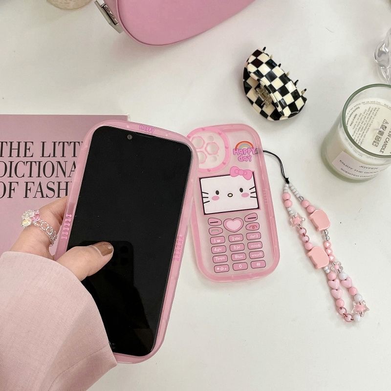 Ốp Điện Thoại Họa Tiết Hello Kitty Dễ Thương Cho iPhone 14 Pro Max 14 Plus 13 Pro Max 12 Pro Max 11 Pro Max Xs Max XR