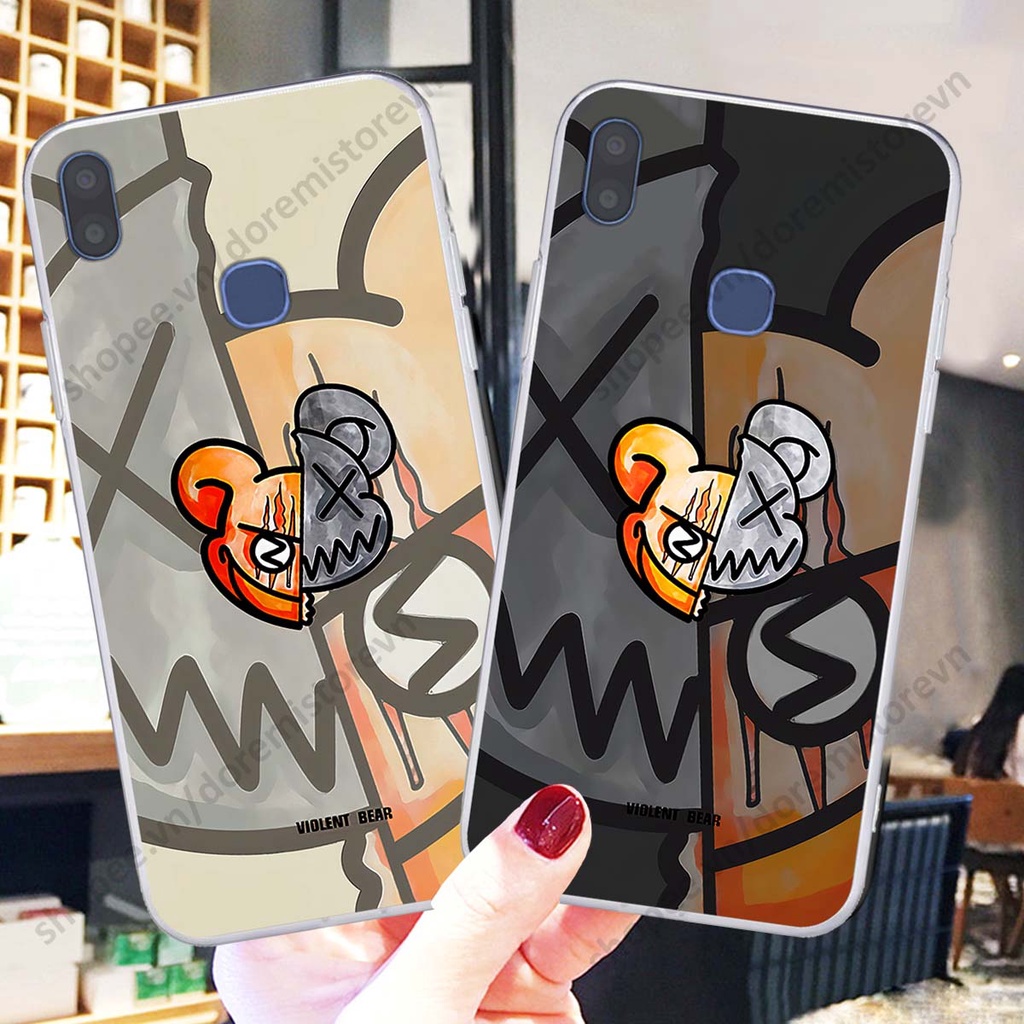 Ốp lưng Vsmart Joy 1 / Joy 1 Plus / Joy1+ hình kaws, kith, bear brick nổi 3D phong cách độc đáo