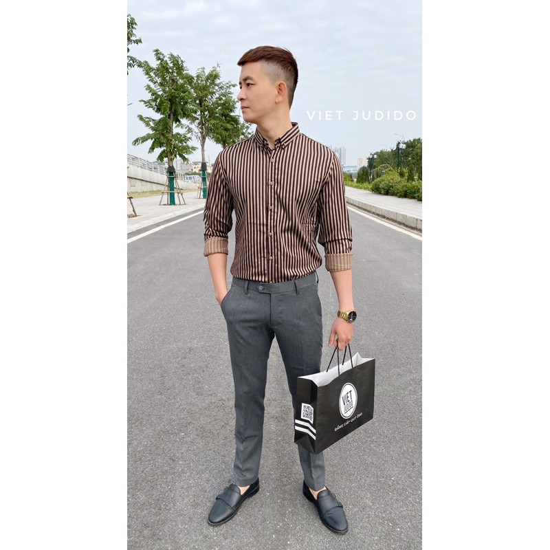 MS006 sơ mi kẻ