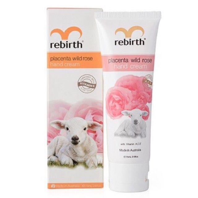 Kem dưỡng da tay hoa hồng rebirth hand cream