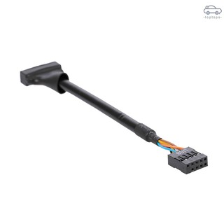 Dây Cáp Chuyển Đổi 19pin Usb 3.0 Male Sang Usb 2.0 9 Pin Female