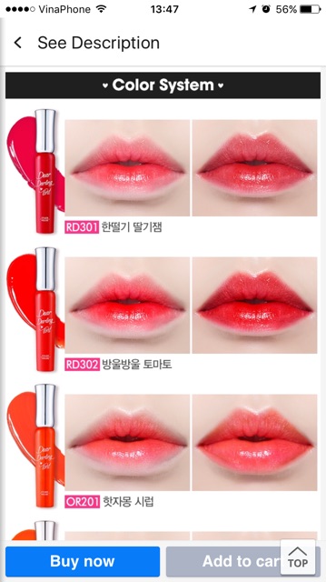 Son Dear Darling Tint nắp bạc của Etude House