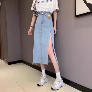 CHÂN VÁY JEAN XẺ TÀ