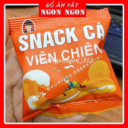 20 Gói Snack Cá Viên Chiên Bim Bim Ngon Giá Rẻ Hấp Dẫn Cho Mọi Người