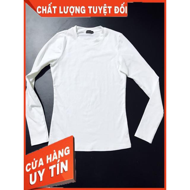 Áo thun tay dài vải zip xịn siêu dày dặn( Hình shop chụp thật khách yên tâm mua nhé)