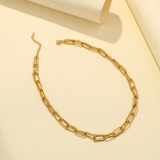 Dây chuyền choker NEULRY mạ vàng 14K kiểu dáng sang trọng dành cho nữ