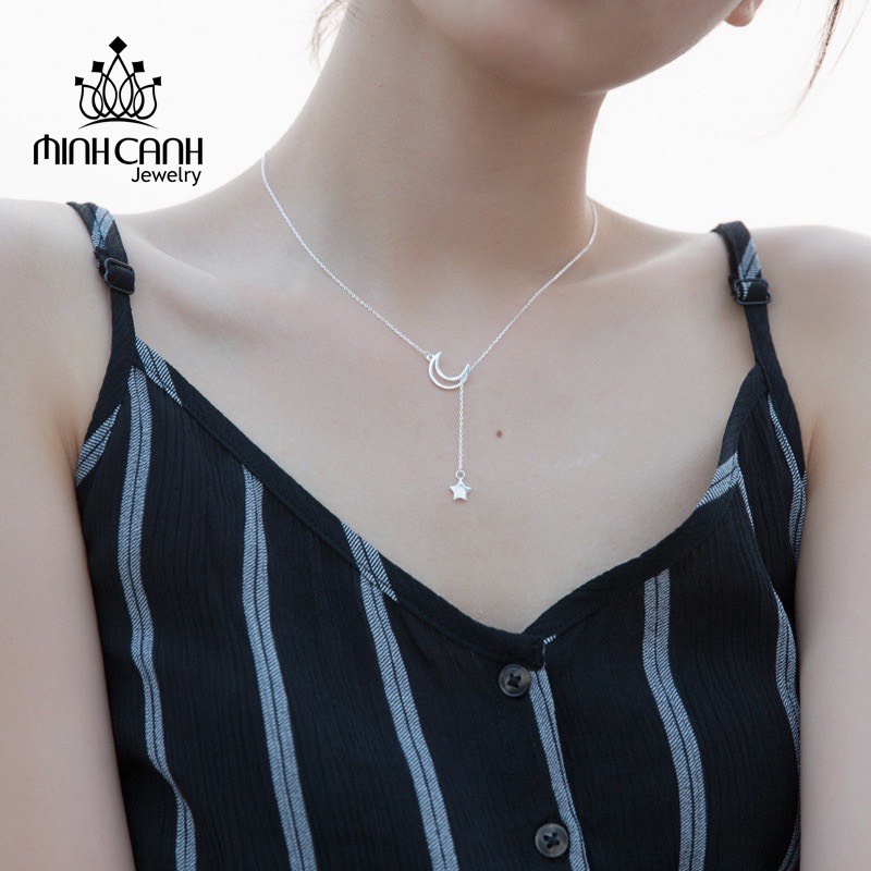 Dây Chuyền Bạc Trăng Khuyết Treo Minh Canh Jewelry