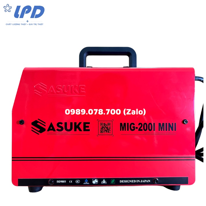 Máy hàn MIG không dùng khí KENMAX-SASUKE 200I thế hệ mới 2022 dây mig rời dài 2.8m cao cấp, mic hai chức năng không khí