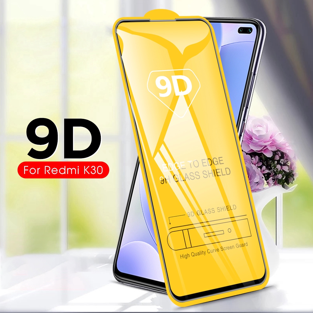 Kính Cường Lực 9H Bảo Vệ Toàn Màn Hình Cho Xiaomi Redmi K30 Note 8 K20 Pro Mi 9 Pro 5g