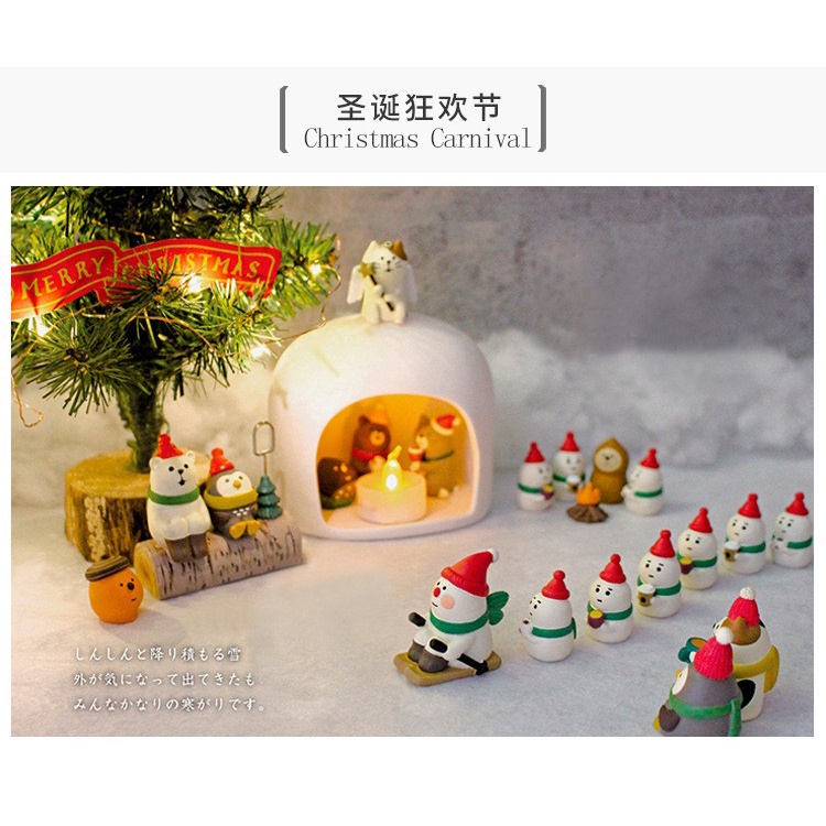 Decole ✿ Dy1785 Tạp Chí Phong Cách Nhật Bản❤Chậu Cây Hình Ông Già Noel Con Cú Xinh Xắn