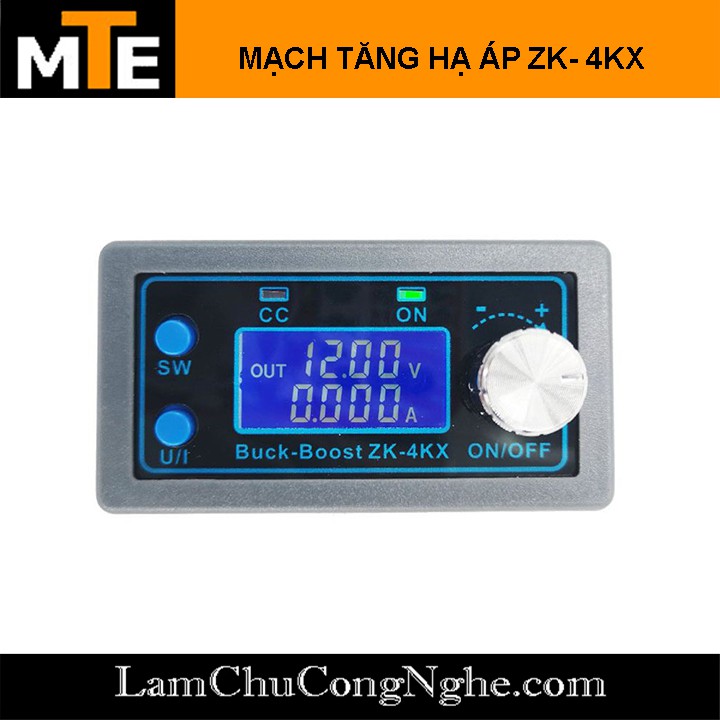 Mạch tăng áp hạ áp buck boost Tự Điều Chỉnh 0.5-30V 4A ZK-4KX