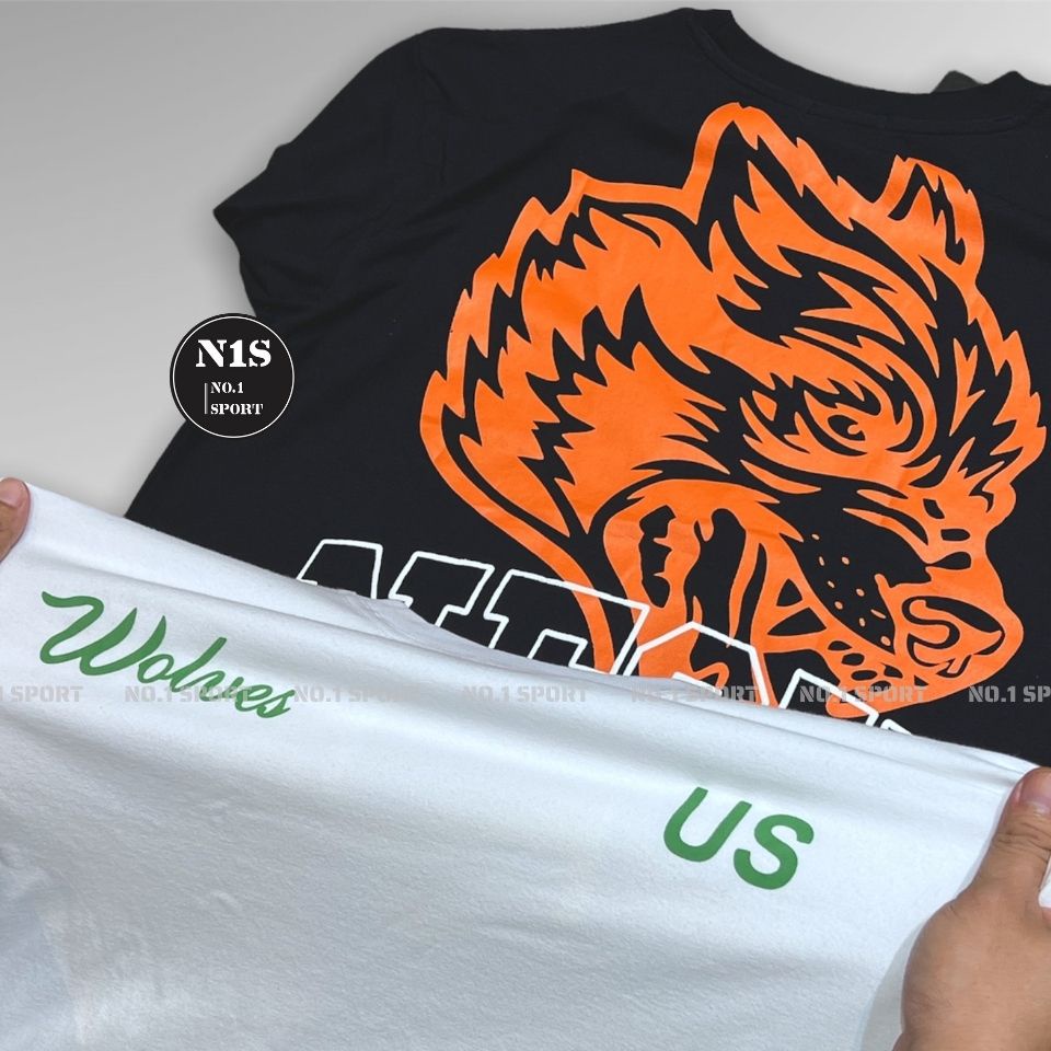 [Chuần Gymer] Áo Oversize Sói Dark Sport - Form Rộng - Chất Cotton Co Dãn 4 Chiều - Logo Sắc Nét