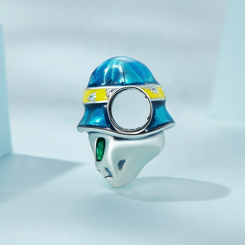 BAMOER Hạt Bạc 925 Hình Người Ngoài Hành Tinh