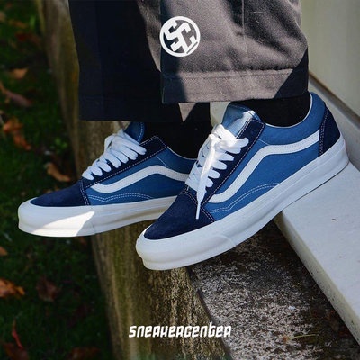 VANS Van S Vault Old Skool LX Giày trượt ván nam nữ màu xanh đen