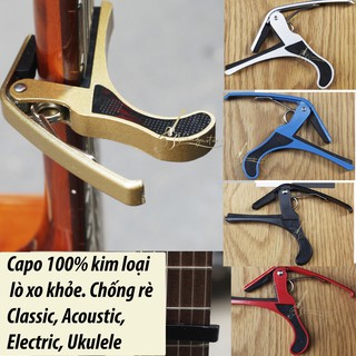 Capo đàn guitar kim loại cho mọi loại đàn Classic Acoustic Electric Ukulele - CL