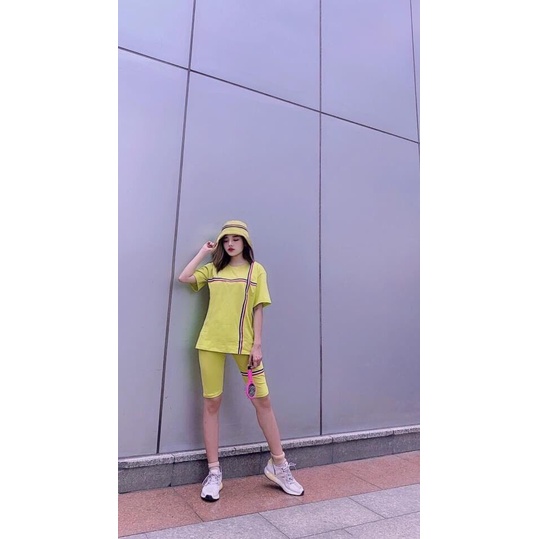 SET BỘ THỜI TRANG LỬNG PHỐI VIỀN SỌC SIÊU DỄ THƯƠNG SIZE 40-75KG