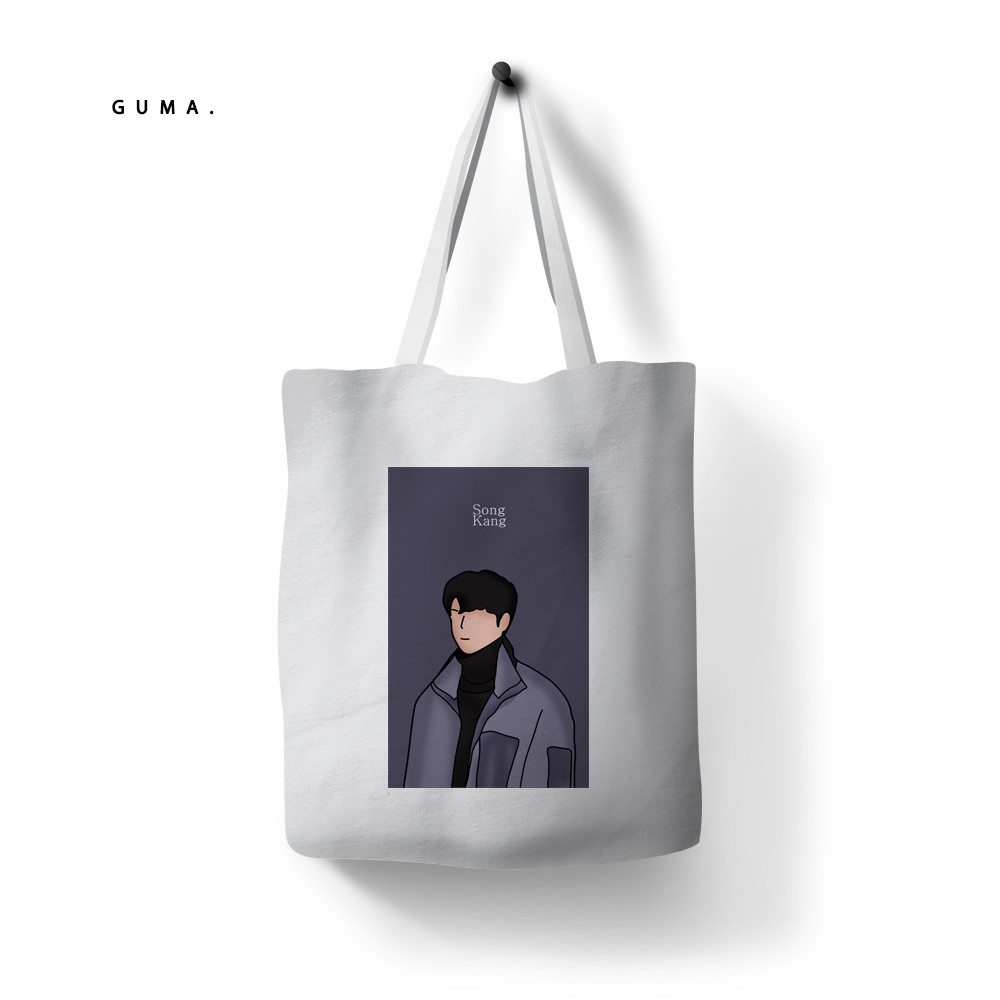 Túi xách tote Canvas SONG KANG cho nữ