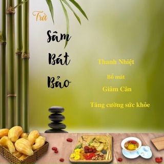 Trà sâm bát bảo - thanh nhiệt bổ mát