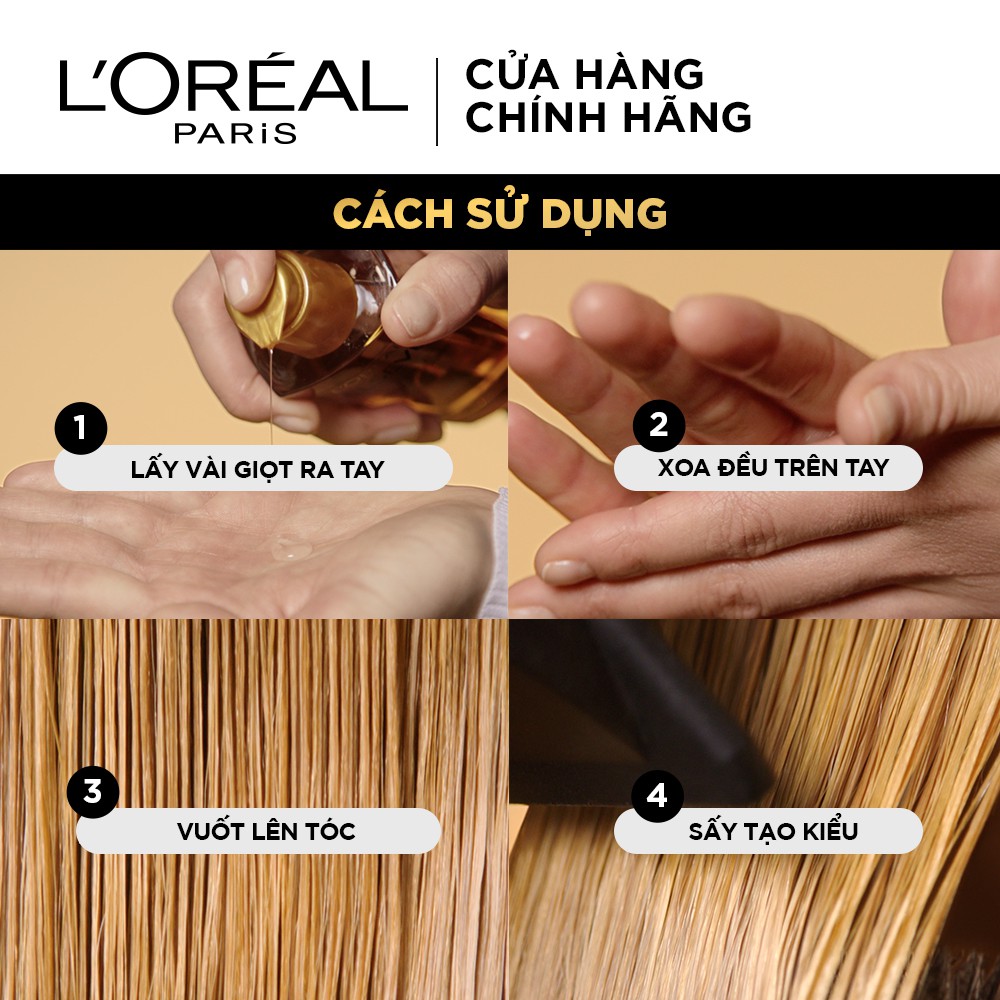 Dầu Dưỡng Tóc L'Oreal Tinh Dầu Hoa Tự Nhiên Elseve Extraodinary Oil 100ml