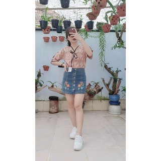 set cv jean kèm áo kiểu - minhtrinh