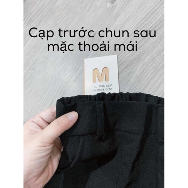 Quần baggy học sinh chun lưng