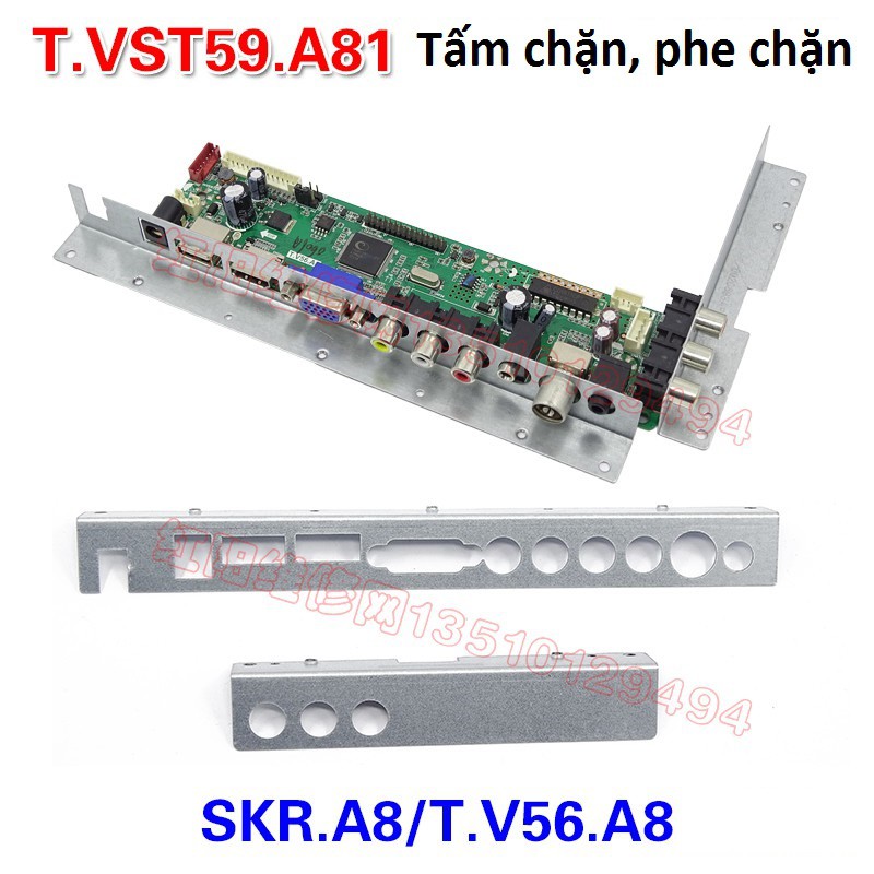 
                        Tấm chặn, nắp che bo Tivi V56.A8 DVB-T2 (2 đầu AV)
                    