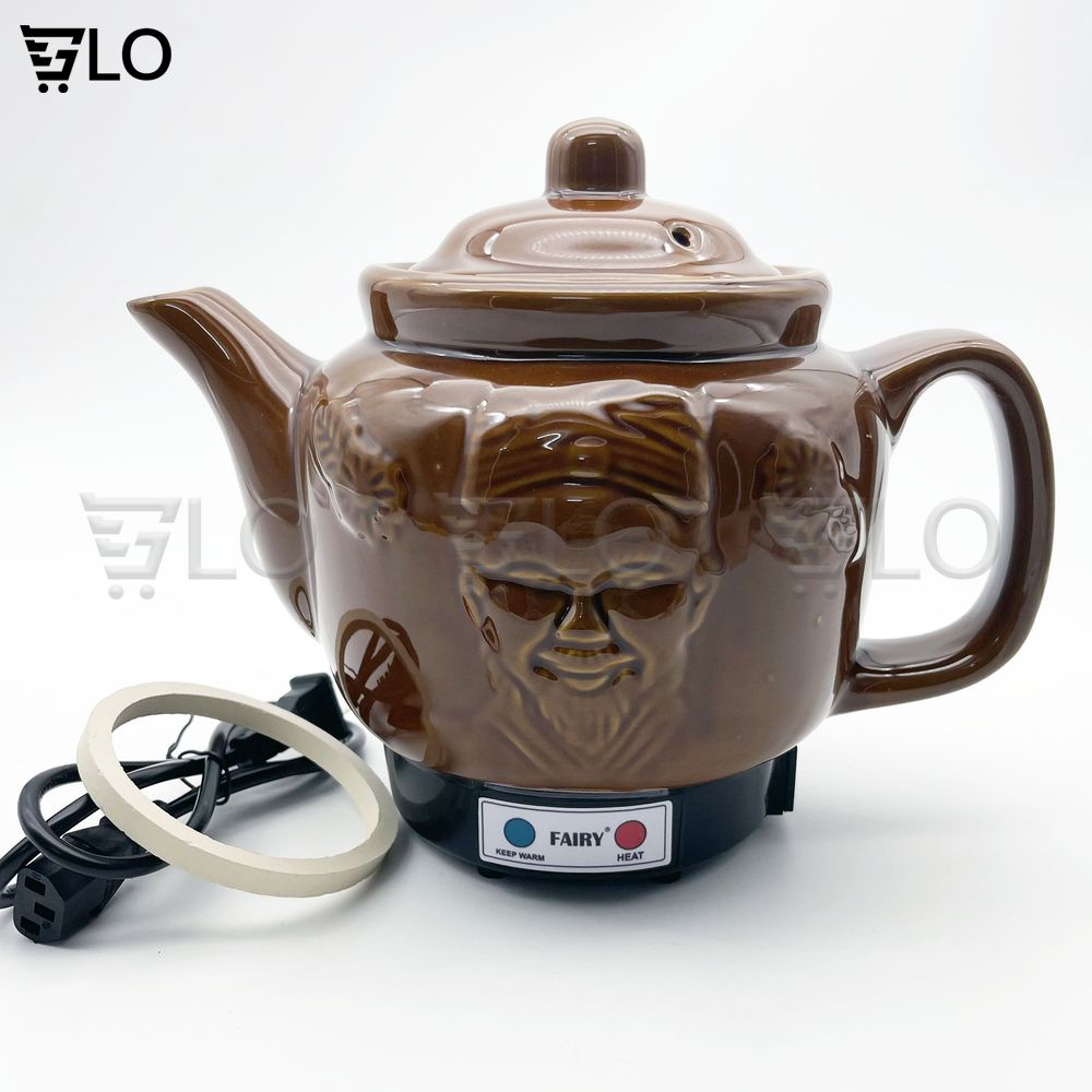 [Hỏa Tốc HCM] Ấm Siêu Sắc Thuốc Bắc 2.8L Kèm Vòng Sứ Cao Cấp
