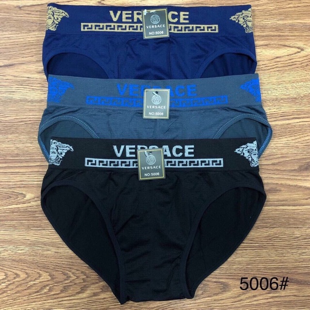 Quần lót nam chéo Versace chất cotton mặc cực mát