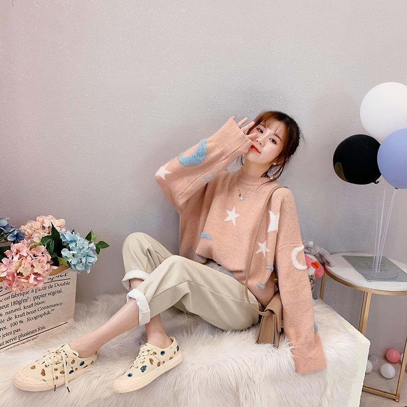 Áo len thời trang chuẩn Quảng Châu chuẩn form siêu dày dặn Ngôi sao EC022 kèm Video