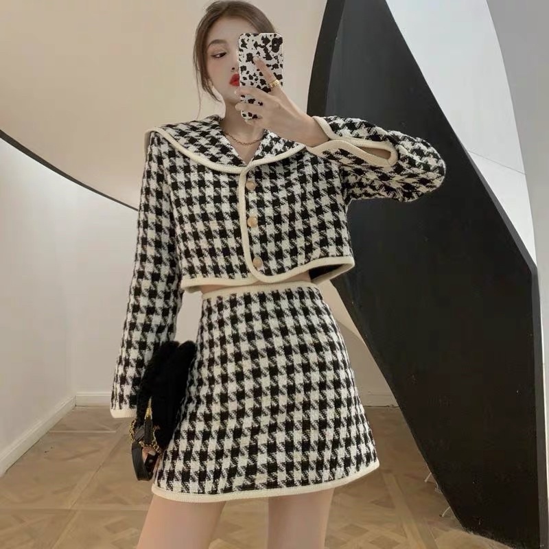 MOORAN STUDIO SET ÁO KHOÁC DẠ CROPTOP M Ulzzang kẻ caro HOT TREND 2021 kèm ảnh thật ở cuối | BigBuy360 - bigbuy360.vn