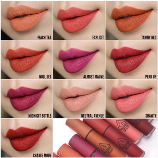 Son 3CE Soft Lip Lacquer 2018 mới