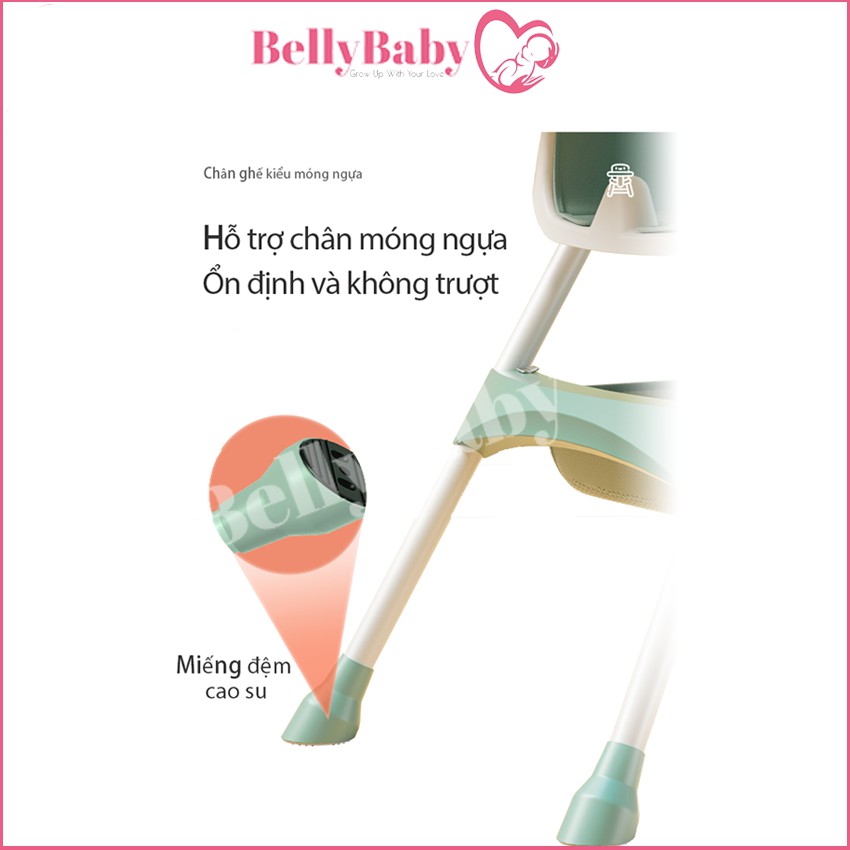 Ghế Ăn Dặm Belly Baby, Full Phụ Kiện Dành Cho Bé (Model BB102 Và BB105)