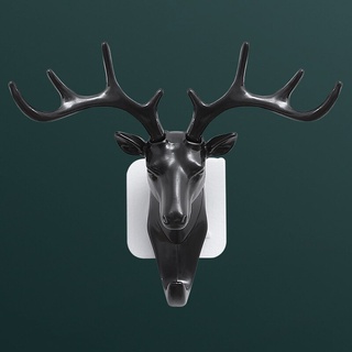 Unique three-dimensional deer head wall hanger