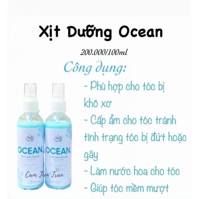 XỊT PROTEIN OCEAN 🎁 TẶNG 4 VIÊN SERUM