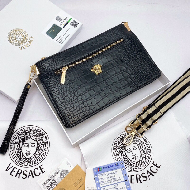 Cluth cầm tay versace mẫu mới fullbox