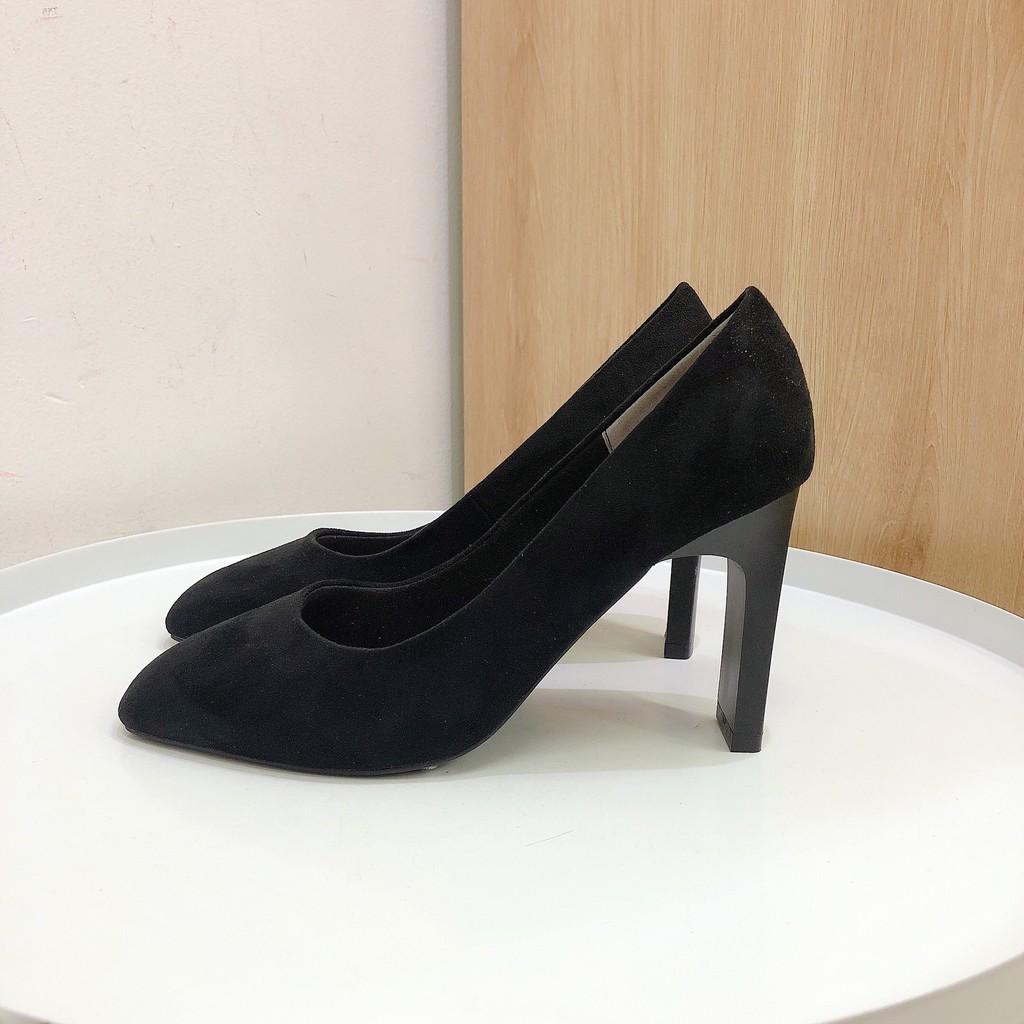 GIÀY CAO GÓT NỮ S O SHOES GÓT DẸT THỜI TRANG CAO 9 CM