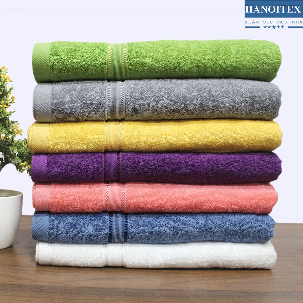 Khăn tắm khách sạn cao cấp 100% cotton 70*140cm sang trọng bền đẹp_Khăn mặt Hanoitex