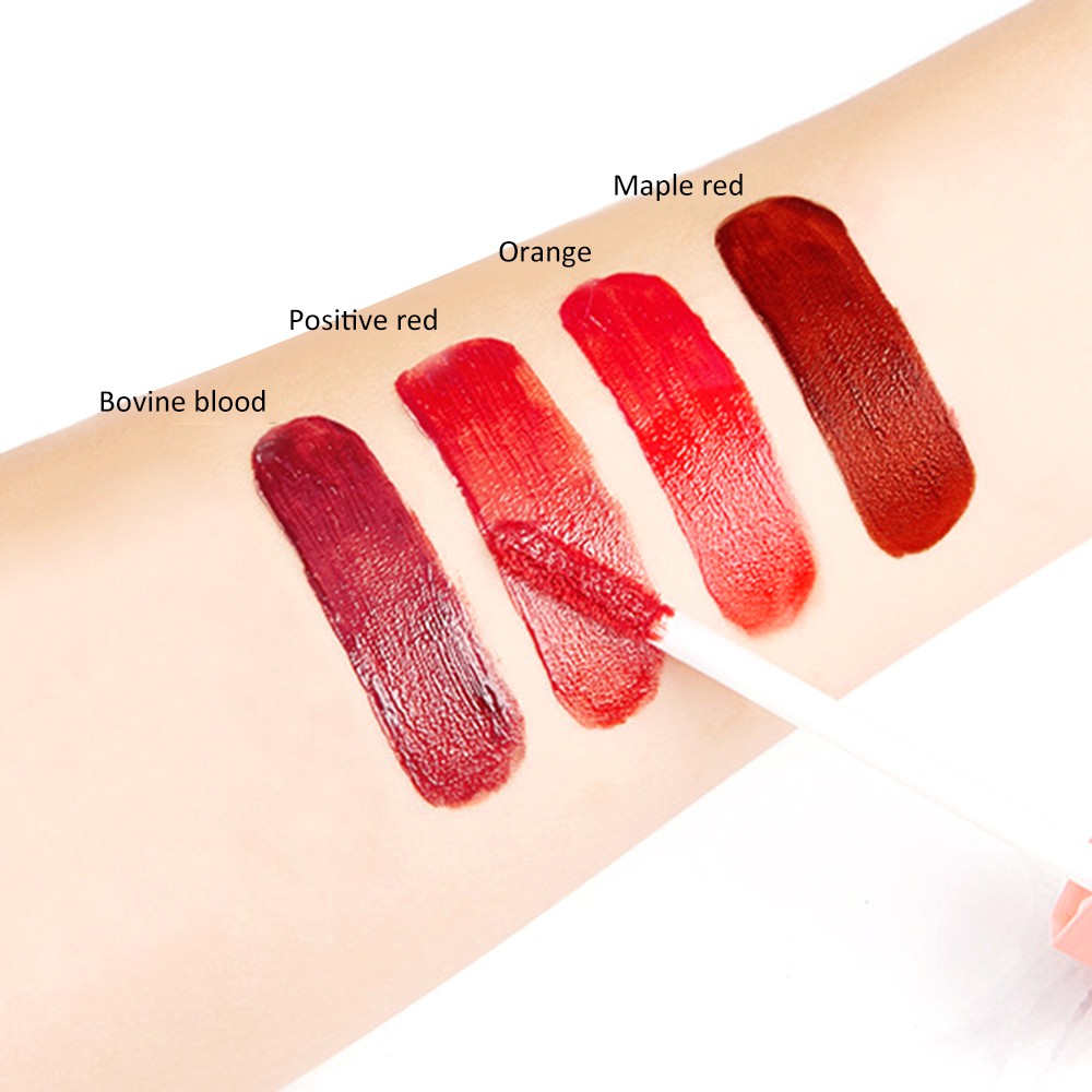 💯 Bộ 4 cây son kem lì HIH kháng nước lâu trôi bền màu chống thấm nước HIH Lip Glaze Make Up 4 in1 Matte Velvet Lipstick Moisturizing Waterproof Lip Gloss Set