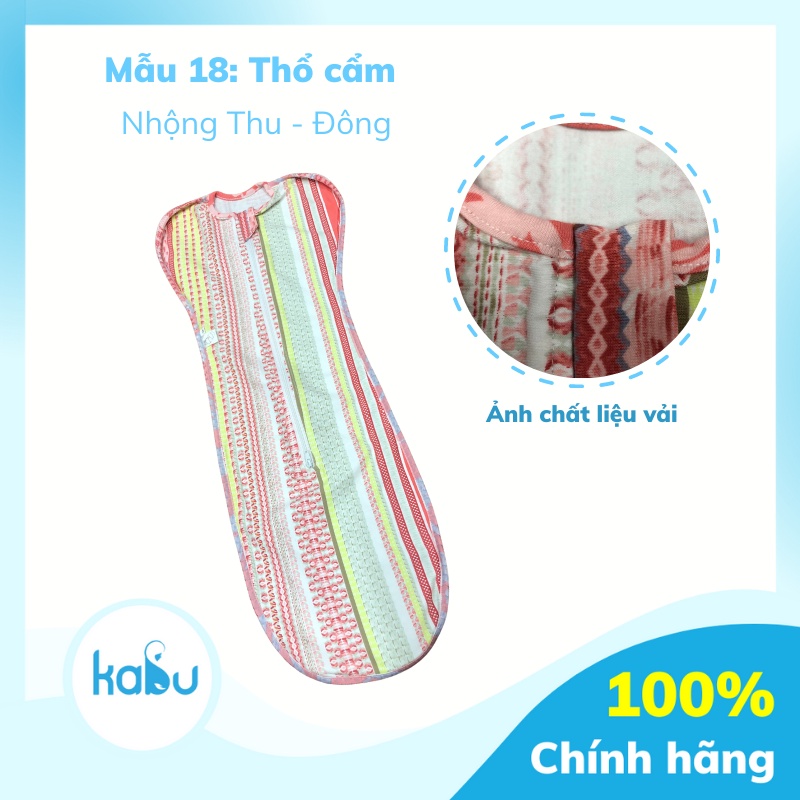 KABU - Nhộng Chũn Cocoon Mẫu Thu Đông Giúp Bé Ngủ Ngon Sâu Giấc, Không Giật Mình