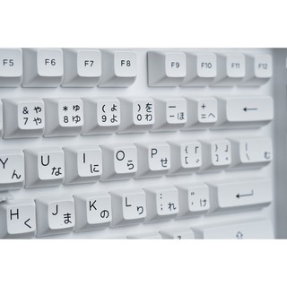 Bộ AKKO Keycap Black on White (PBT Double-Shot/ASA profile/158 nút)