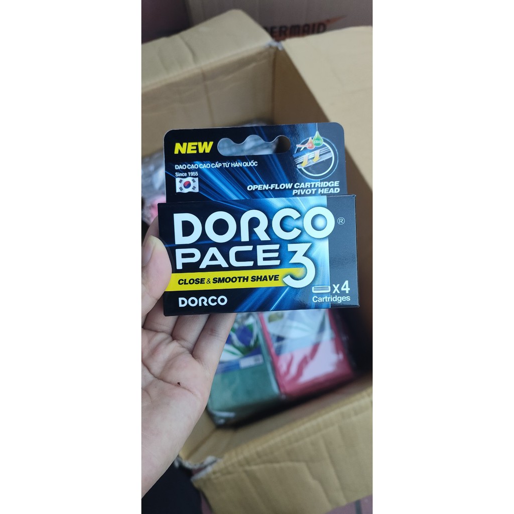 ĐẦU DAO CẠO CAO CẤP 3 LƯỠI DORCO TRA 4040
