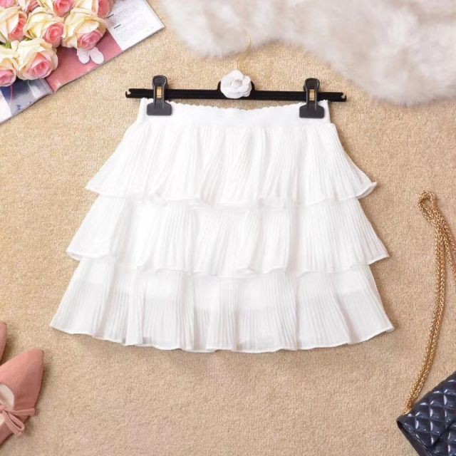 [Mã 11FASHIONSALE1 giảm 10K đơn 50K] Chân váy XOÈ 3 tầng ĐẬP LY, CẠP CHUN