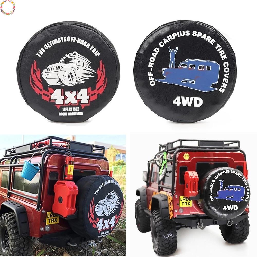 RC Car Spare Tire Cover TRX4 For 1/10 RC Crawler Car 115-120mm SCX10 D90 KM2 D90