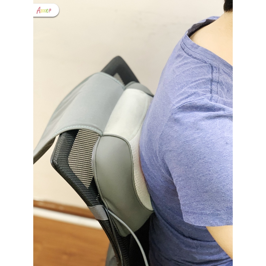Gối máy massage cổ vai gáy shiatsu 3D công nghệ pin sạc Homedics SP-100H GB [CHÍNH HÃNG USA - BH 2 NĂM]