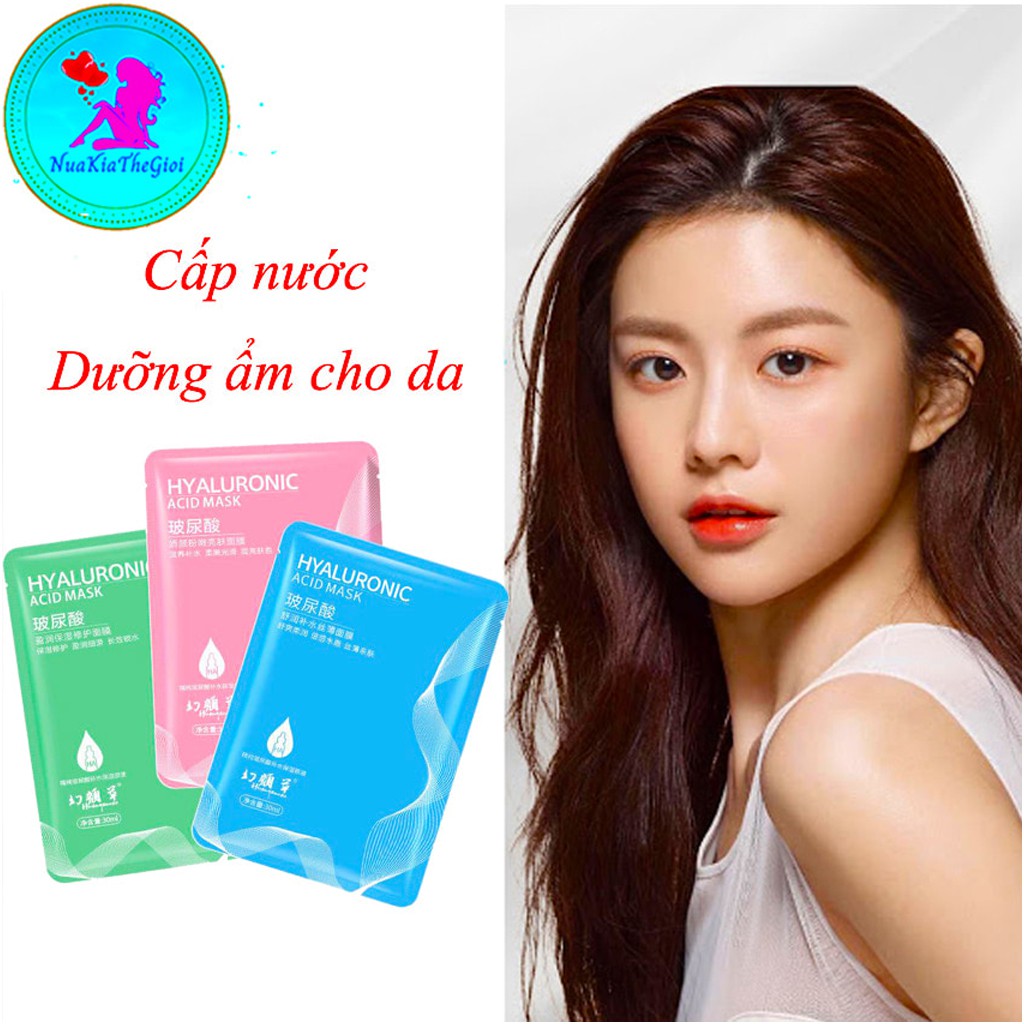 Mặt Nạ Acid Mask MN04 HYALURONIC ACID FACIAL MASK Dưỡng Ẩm Trắng Da Giúp Kiềm Dầu và Mụn 25g/miếng