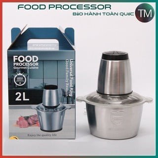 MÁY XAY THỊT MÁY XAY THỊT ĐA NĂNG FOOD PROCESSOR CỐI INOX 2L