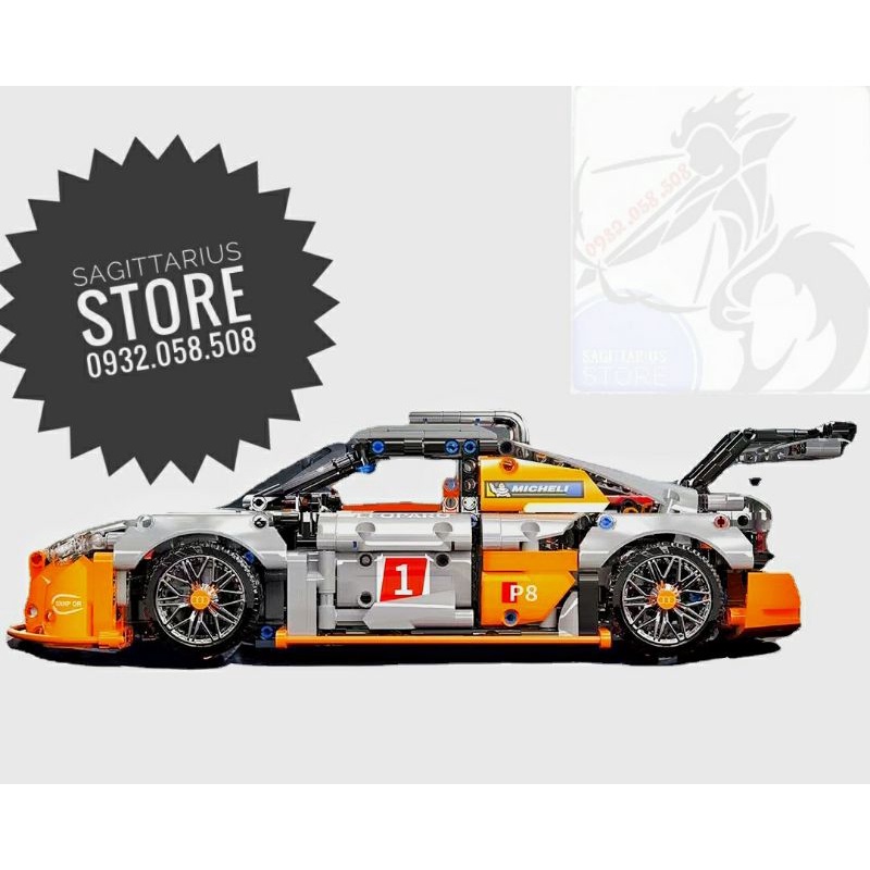 Lego Kbox 10215 Lắp Ráp Siêu Xe Audi R8 V10 1:14