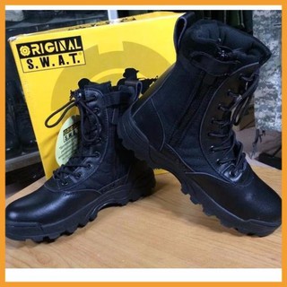 giày boot nam cao cổ swat đế cao chiến thuật leo núi đi rừng dã ngoại