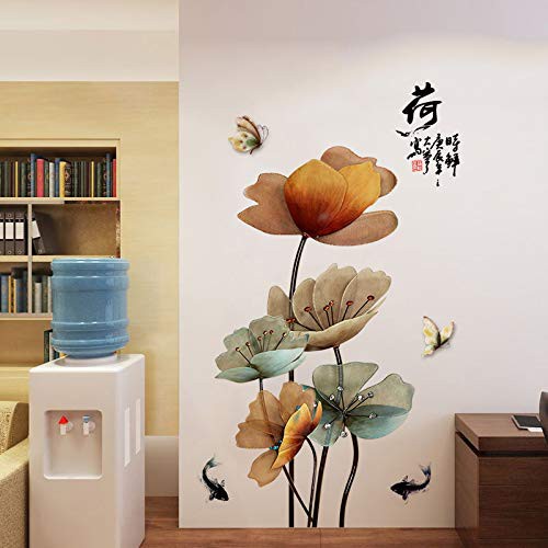 Tranh dán tường hoa cánh mỏng BINBIN SN59 (Có in theo yêu cầu)